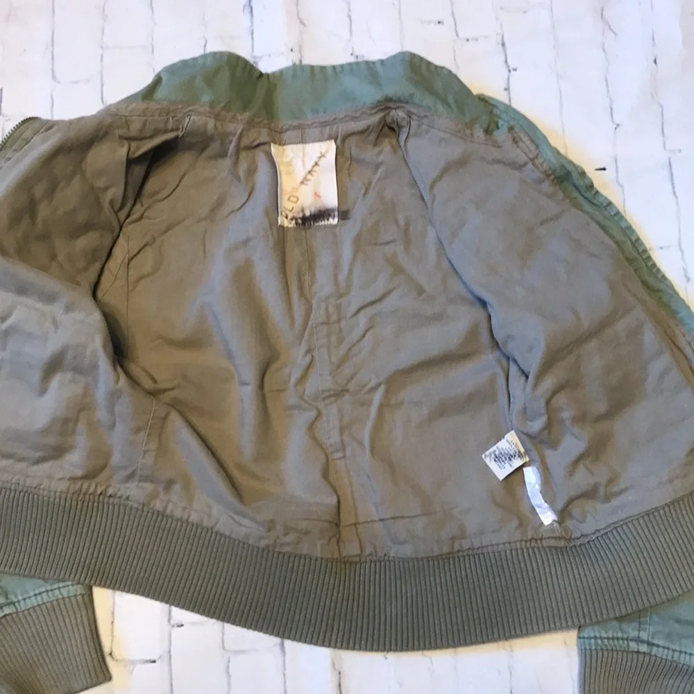 unisex girls boys Old navy jacket small 5-6 army green for kids